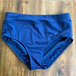 Lands End High Waist Swim Bottoms 10
